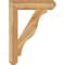 Ekena Millwork Funston Craftsman Rough Sawn Bracket w/ Offset Brace, Western Red Cedar, 8"W x 32"D x 44"H BKT0806X32X44FST04RWR - alternate 3